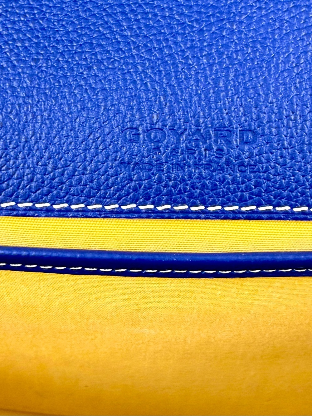 GOYARD BELVEDERE MM BAG IN BLUE - Picture 9 of 12